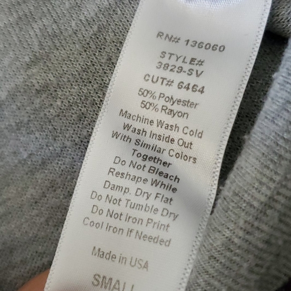 PST Project social LA keyhole cut out Pullover Sweatshirt Sz Small - Picture 7 of 7